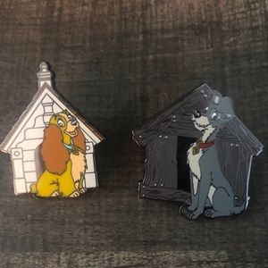 Loungefly Lady & the Tramp Pins